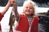 Lana Del Rey fishing with her family, circa 1990