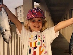 Lana as a child, circa 1988